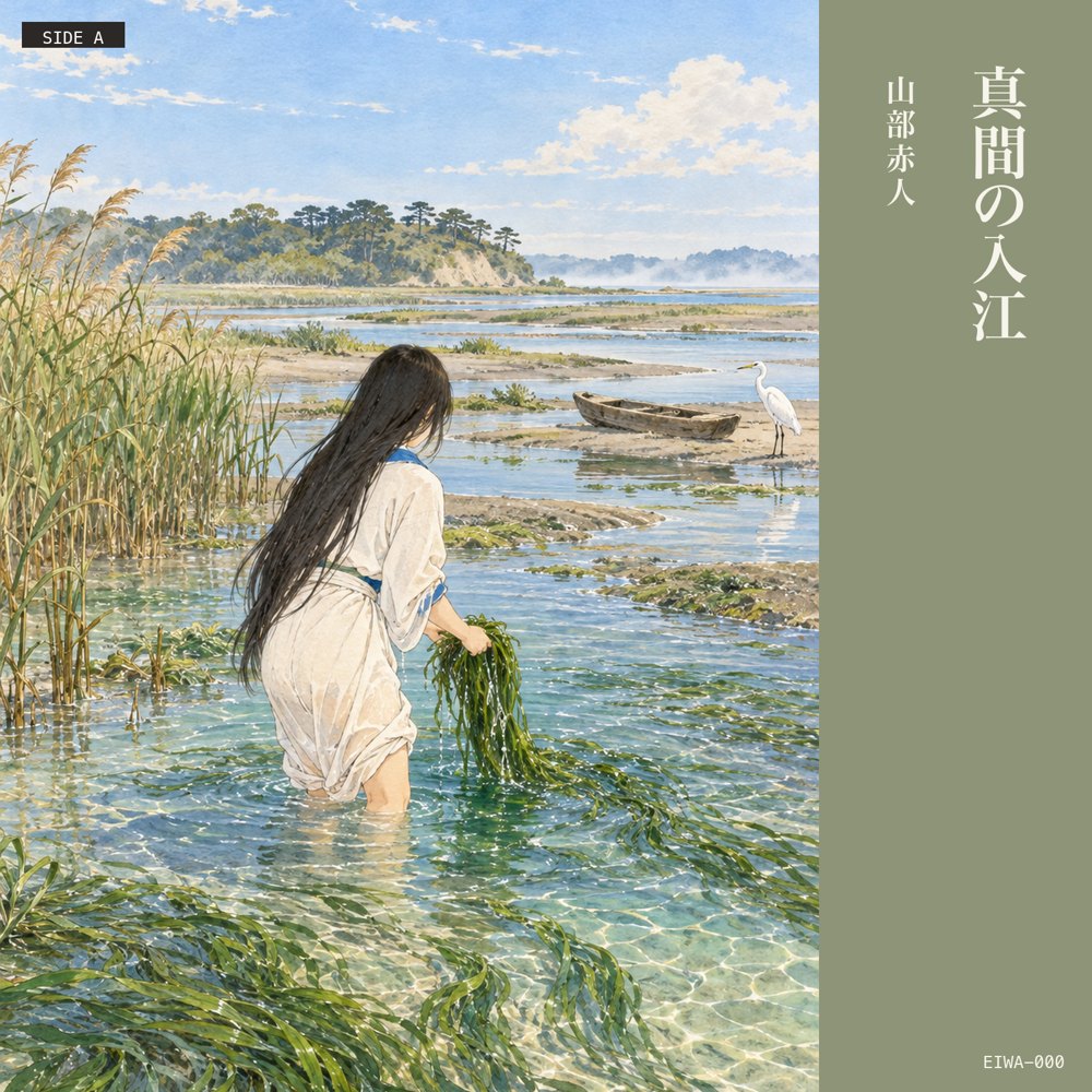 A面 本歌 真間の入江