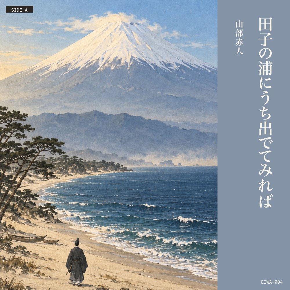 A面 本歌 田子の浦にうち出でてみれば