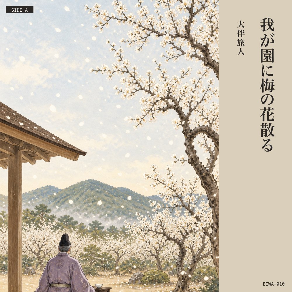 A面 本歌 我が園に梅の花散る